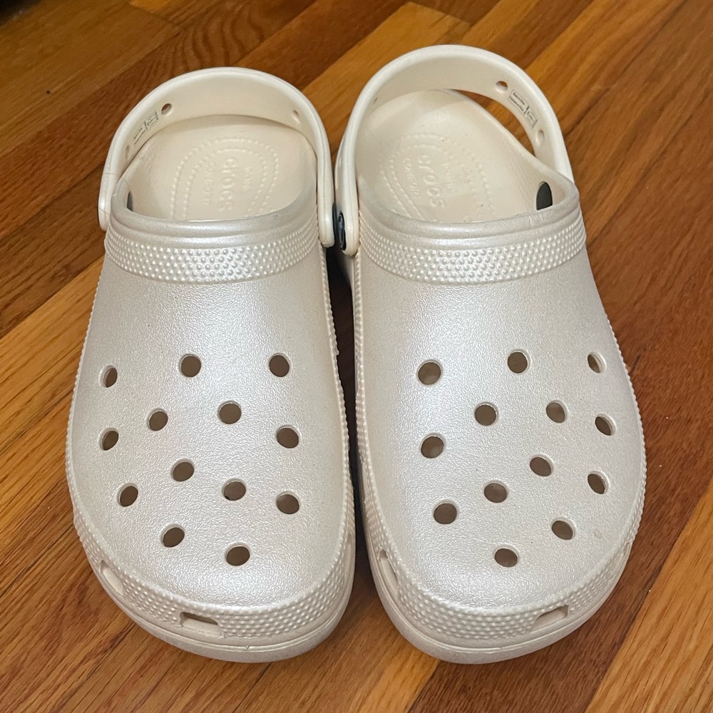 Pearlescent Crocs